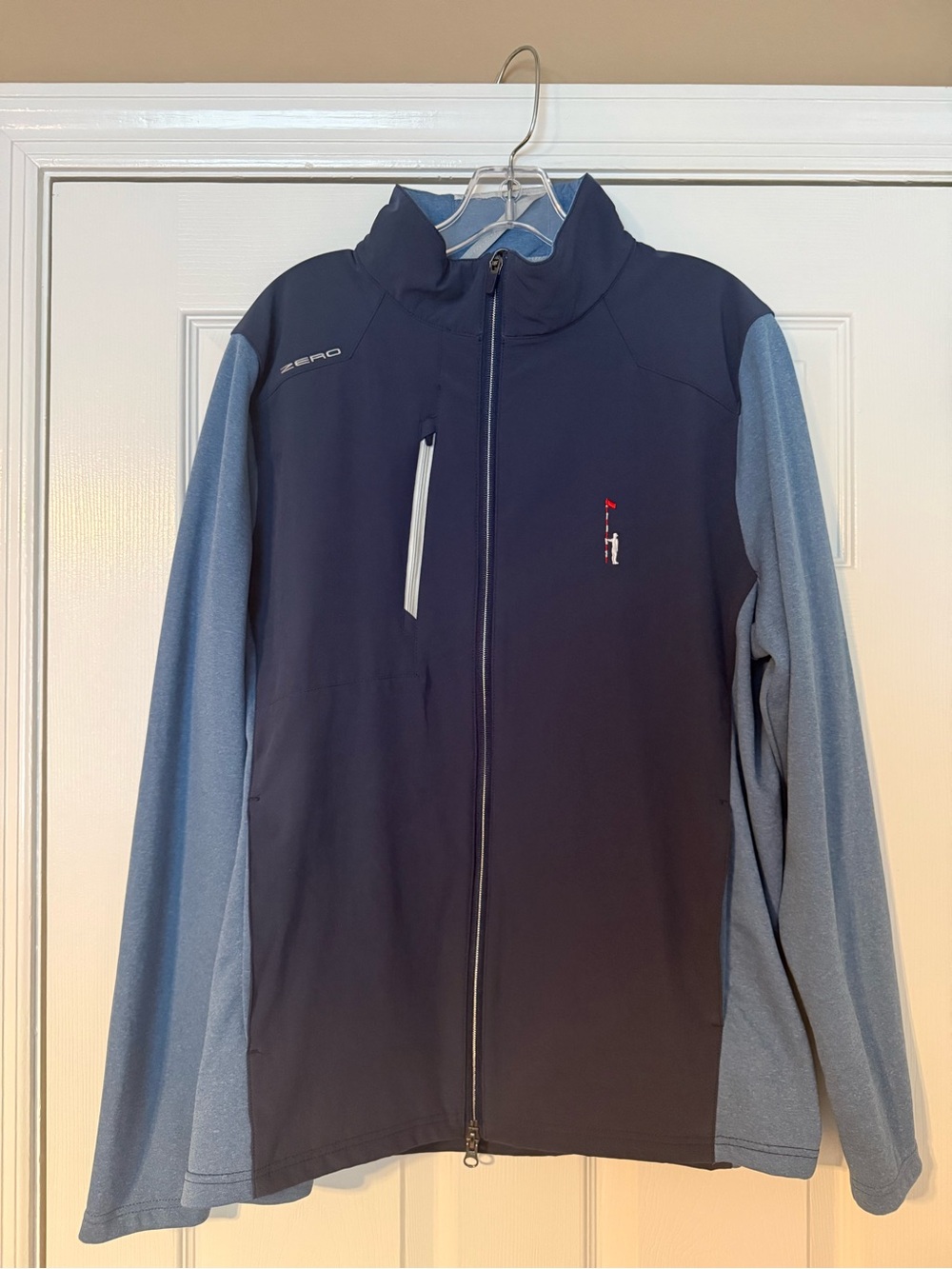 EUC Lightweight Full Zip for North Jersey Country Club by Zero Restrictions